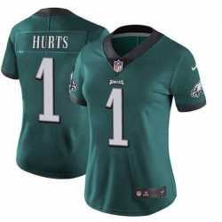 Women's Philadelphia Eagles #1 Jalen Hurts Limited Green Vapor Untouchable NFL Jersey,We sell and wholesale Women's Philadelphia Eagles #1 Jalen Hurts Limited Green Vapor Untouchable NFL Jersey on line form chian!